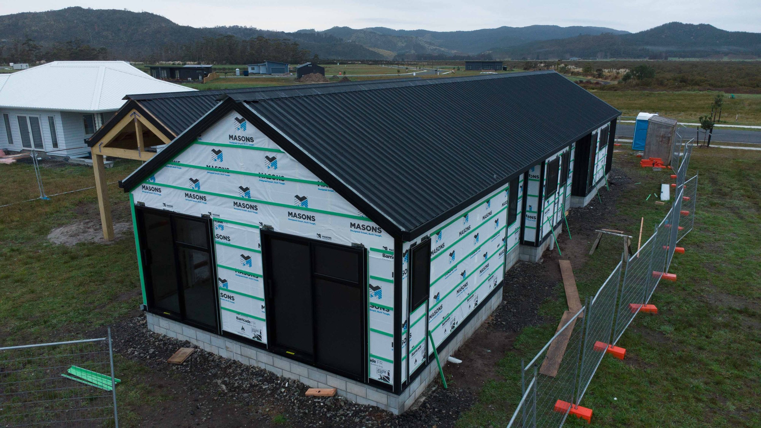 Waikato metal wall cladding steel and tube trimform long run roofing