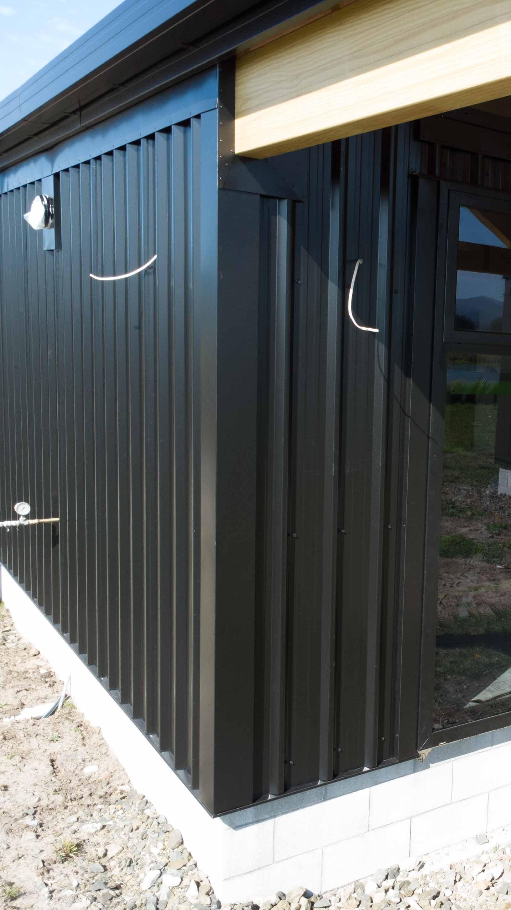 Waikato metal wall cladding steel and tube trimform long run roofing
