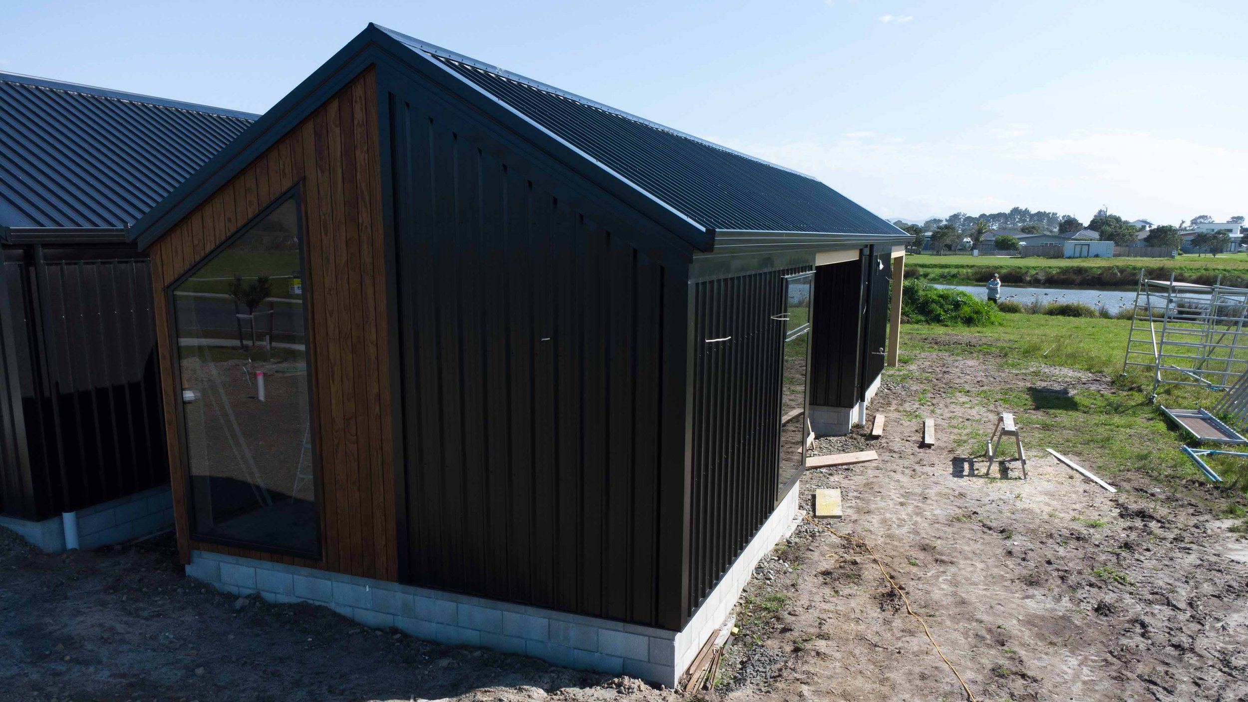 Waikato metal wall cladding steel and tube trimform long run roofing
