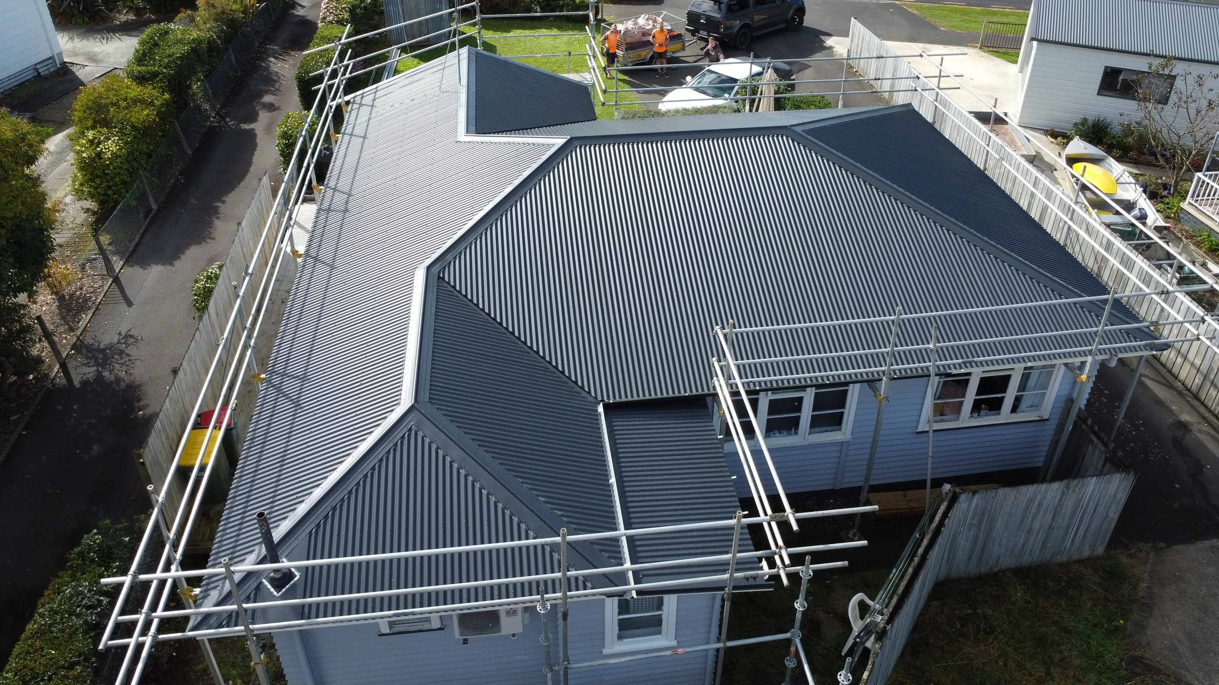 riggall roofing long run reroofing, new roof, wall cladding waikato