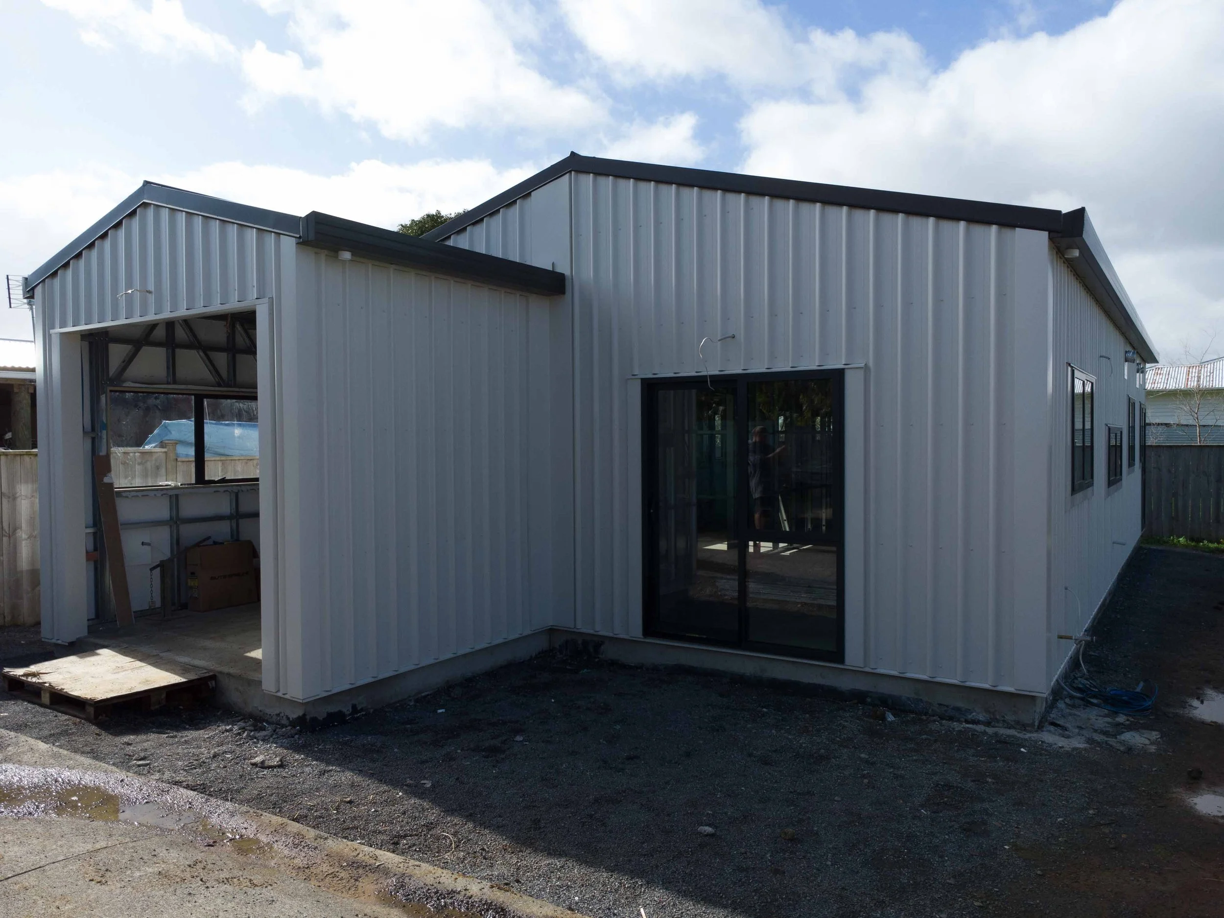 Waikato metal wall cladding The Roofing store TR5 long run roofing