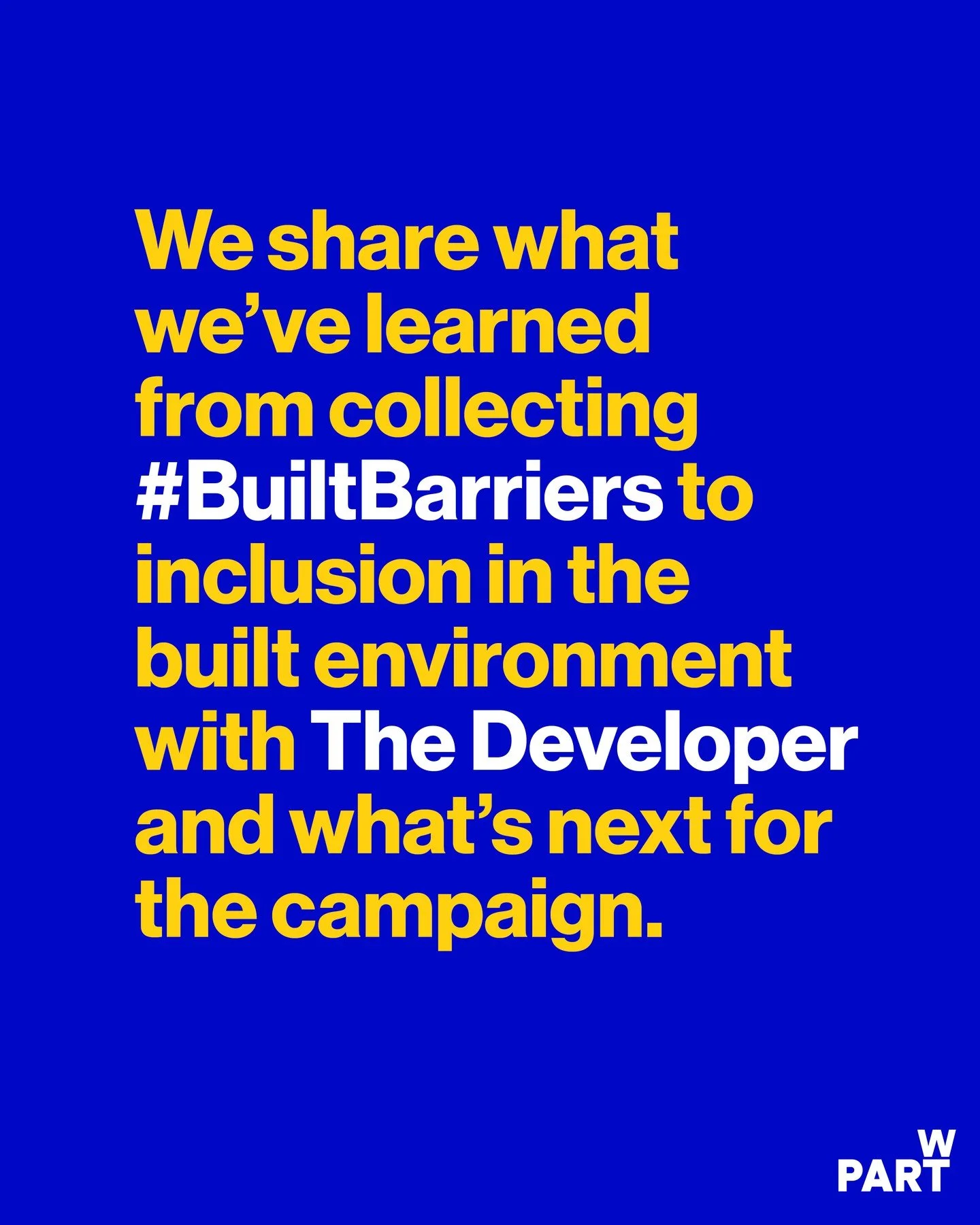 We&rsquo;re thrilled to see our work on #BuiltBarriers featured in @thedeveloperuk this week.

The article explores how design continues to systemically disfavour, deprioritise, and even endanger women and girls, from poor lighting and under-designed