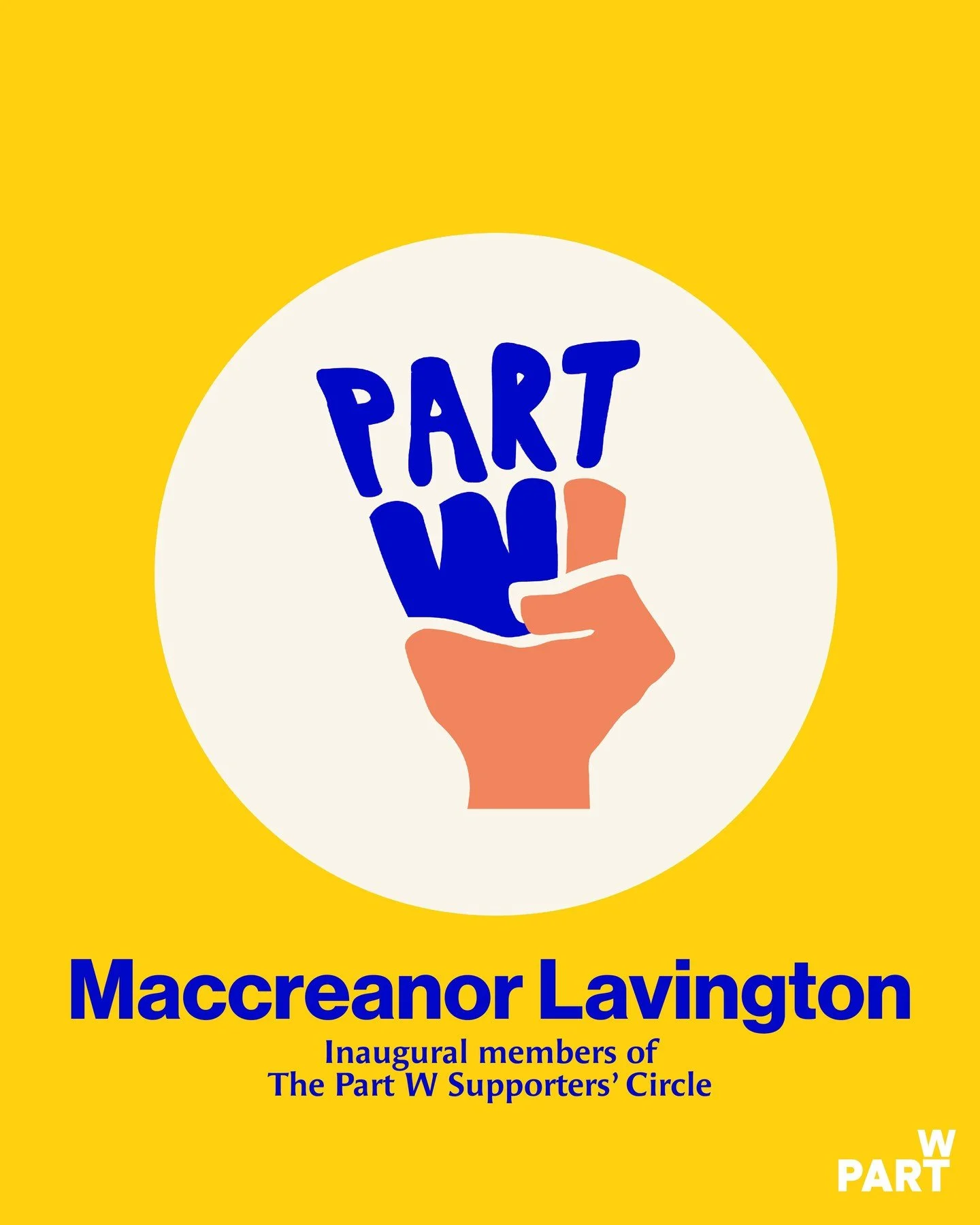 💛 Today we&rsquo;re recognising Maccreanor Lavington as one of the first organisations to join the Part W Supporters&rsquo; Circle. 💛

By becoming a supporter, Maccreanor Lavington is helping sustain the research, advocacy and campaigns pushing for