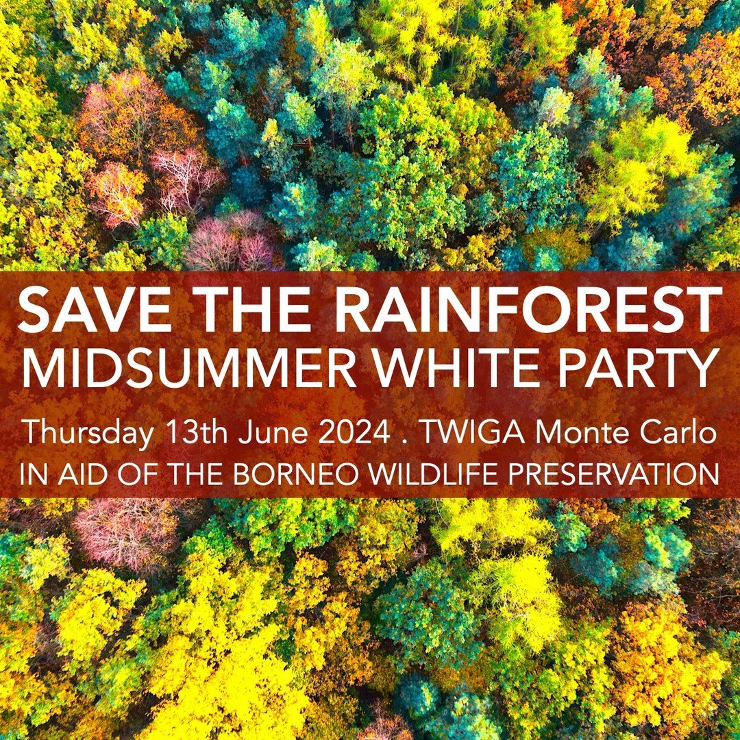 🙏 Giving Back is Everything!

🇲🇨 SAVE THE RAINFOREST MIDSUMMER WHITE PARTY
Thursday 13th June 2024 . 6pm to 9pm
TWIGA Monte Carlo . Live DJ

&euro;75 per person
*&euro;10 donated to BWP

International Wine Bar
TWIGA Gourmet Specialities
Cocktail D