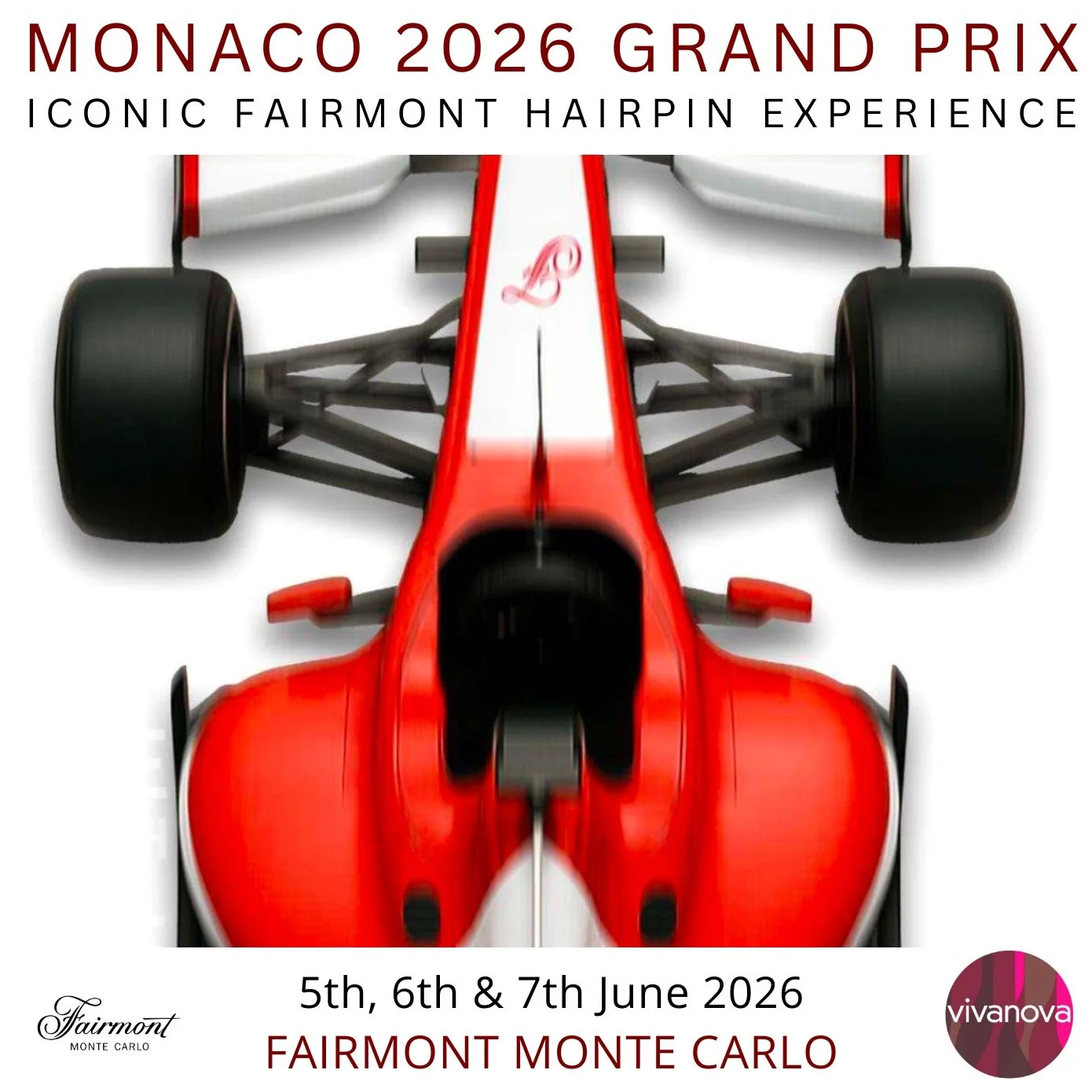 🇲🇨 MONACO GRAND PRIX 2026
The Iconic Fairmont Hairpin Experience
Experience the Monaco Grand Prix from one of Formula 1&rsquo;s most iconic corners with VIP trackside views, Champagne hospitality and the atmosphere of Monaco&rsquo;s legendary race 