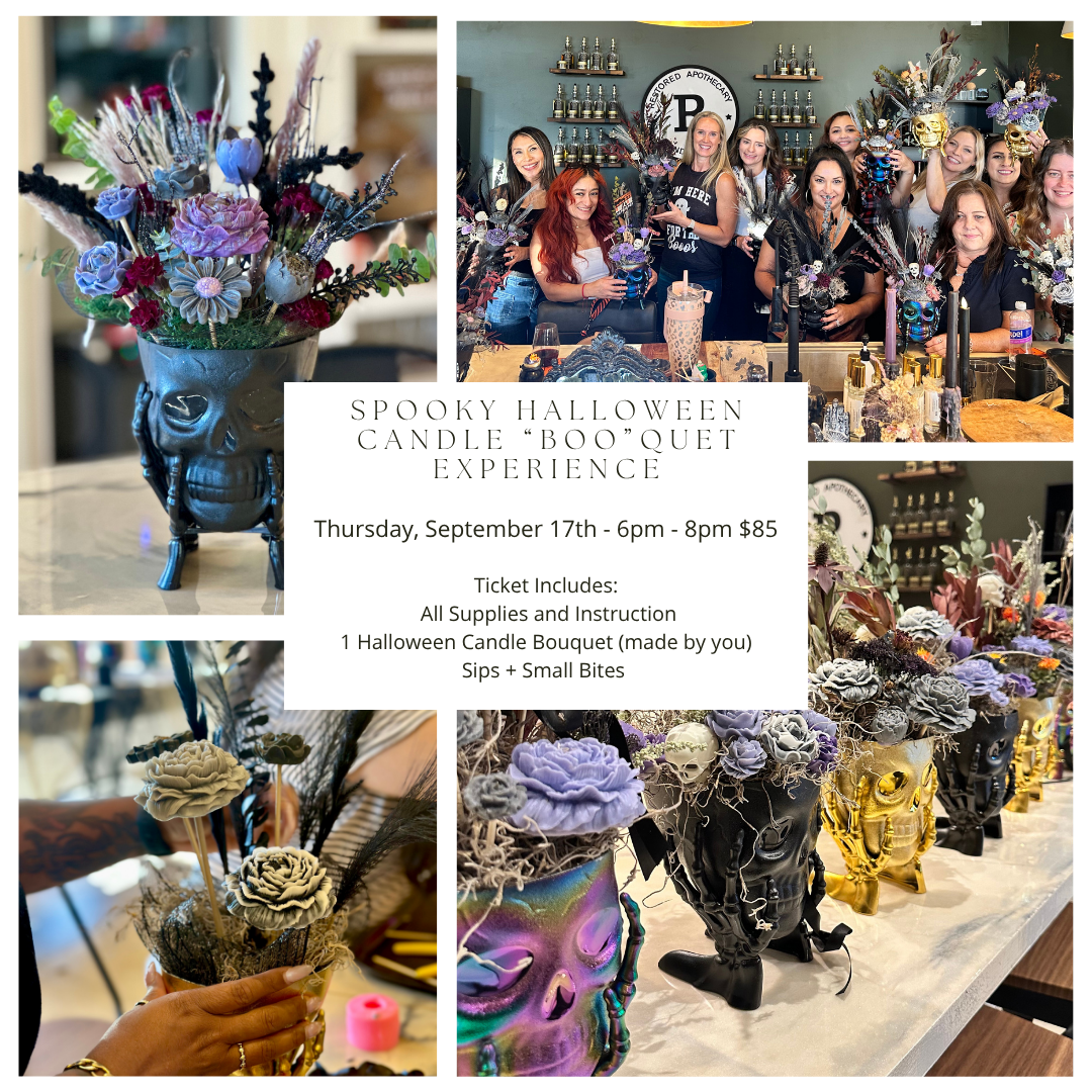 Spooky "Boo"quet Candle Experience | Thursday, September 17th | 6pm-8pm