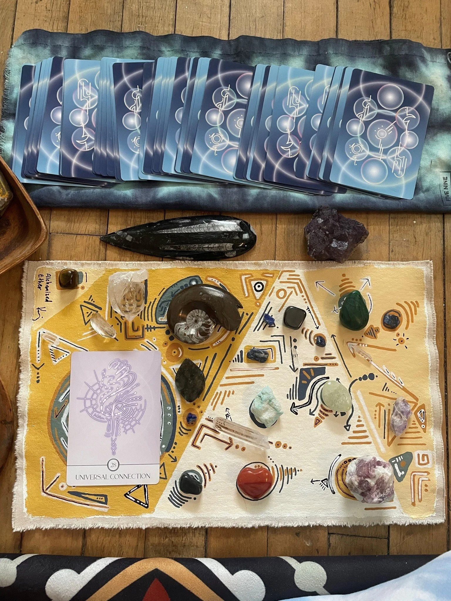 Light code crystal grids