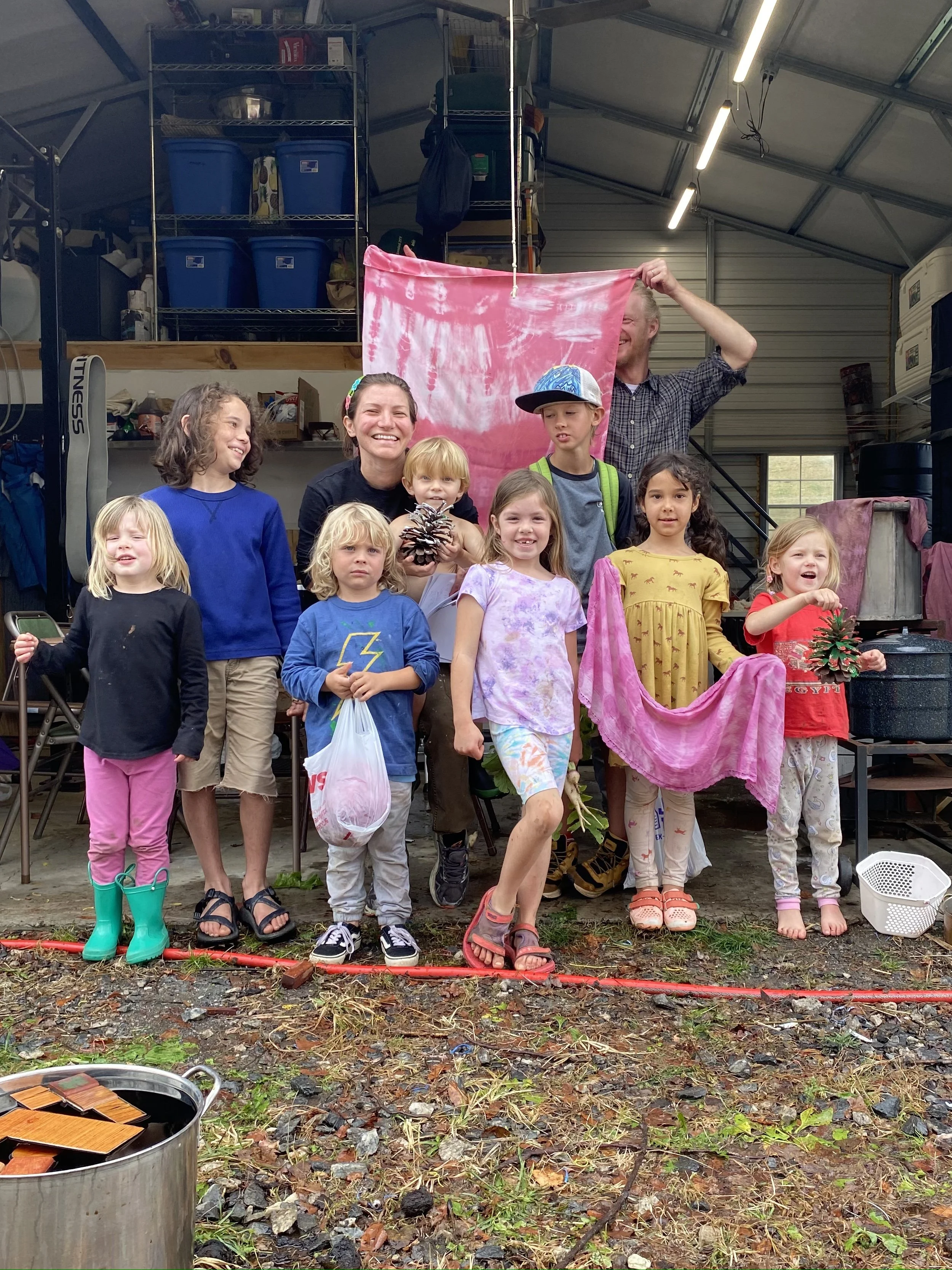 Natural Dye Workshop Fall 2022.