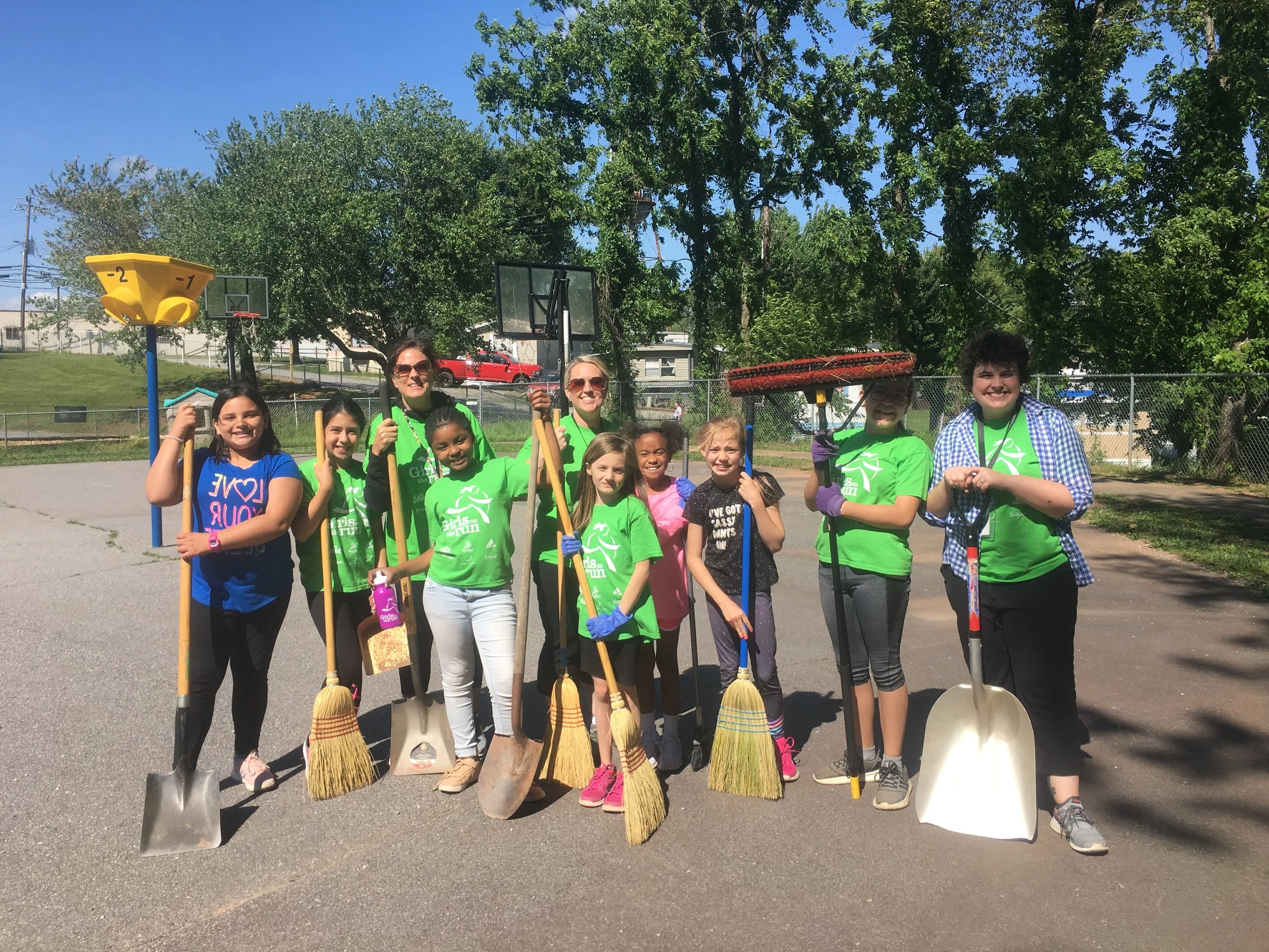 Community project for Girls on the Run. 