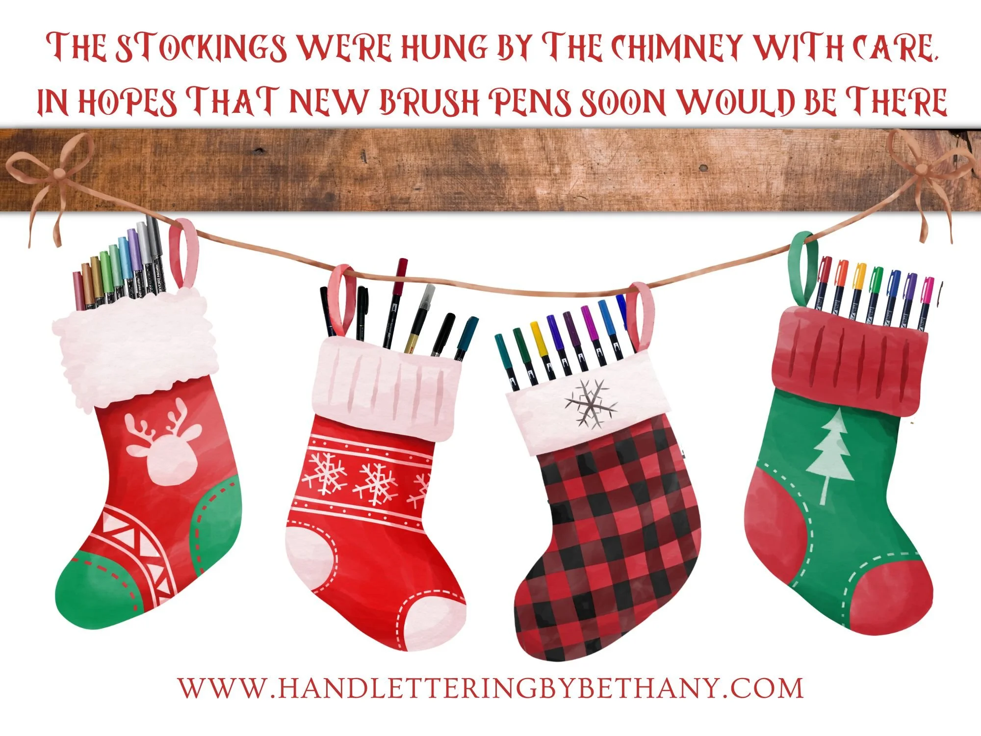 Stocking Stuffers for people who love Lettering — Hand Lettering by Bethany