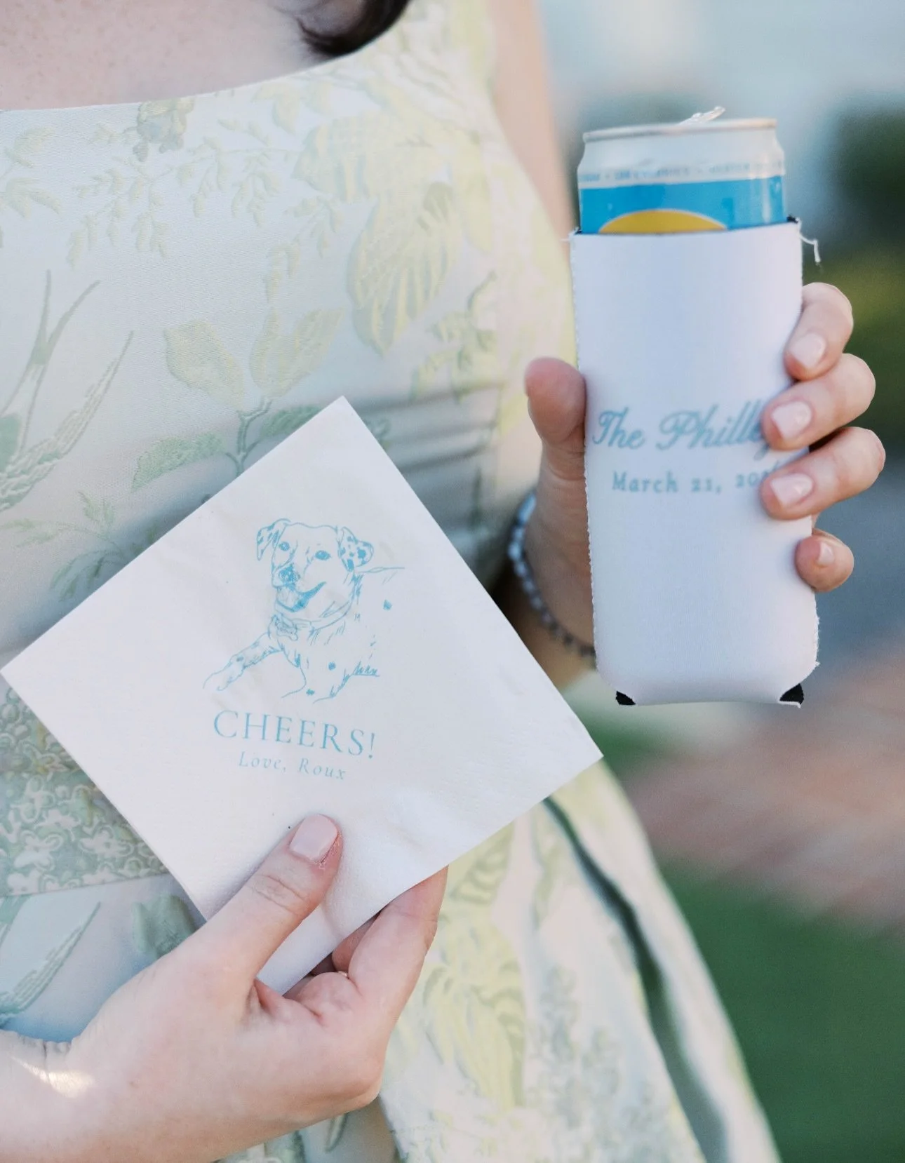 The doodles are back! My girl katie did the cutest thing with my drawing of her dog Roux and turned it into art for her wedding napkins. 

It&rsquo;s so heartwarming to have a hand in a dear friend&rsquo;s special day. I love the idea of including th