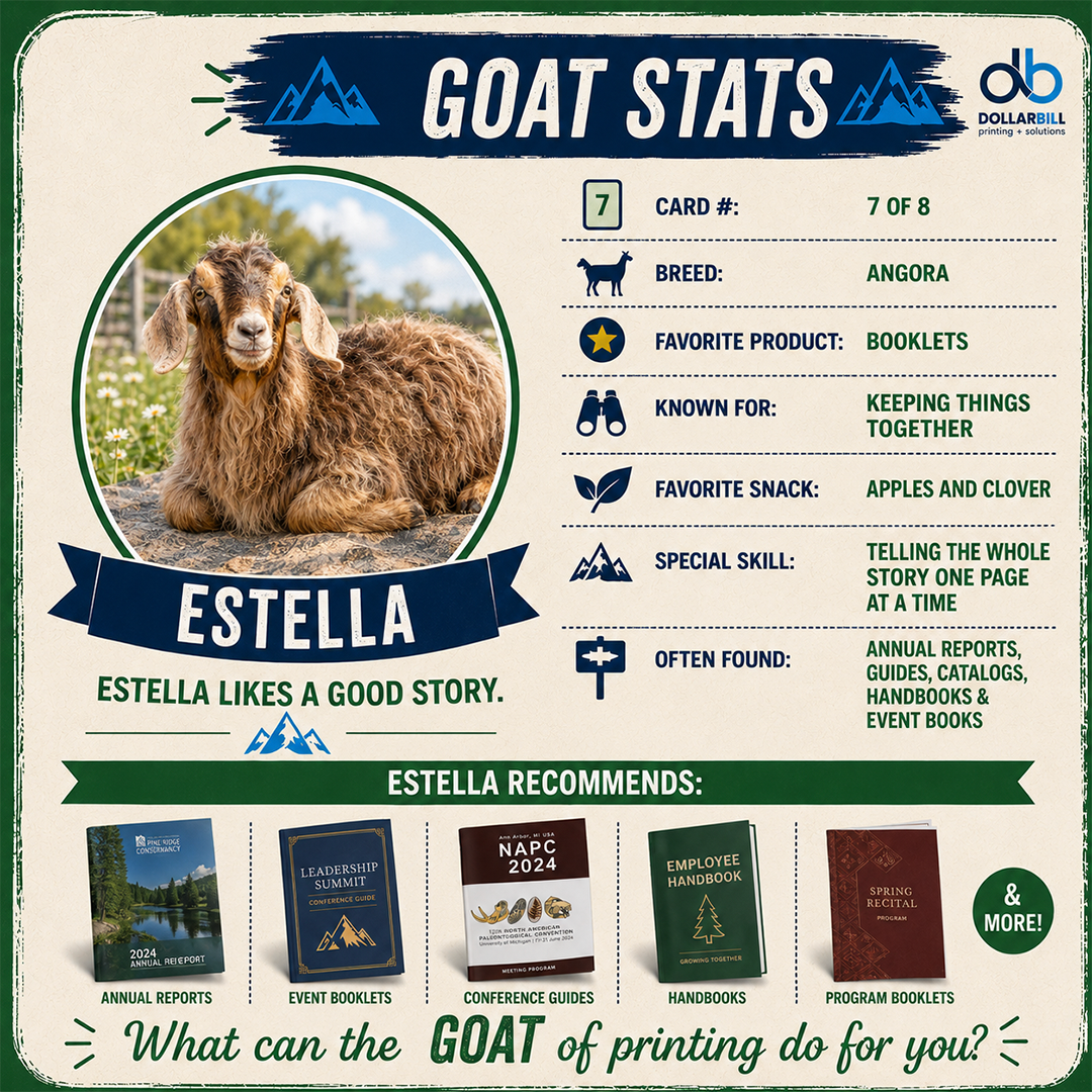 Estella’s GOAT Stats – GOAT of Printing 2026