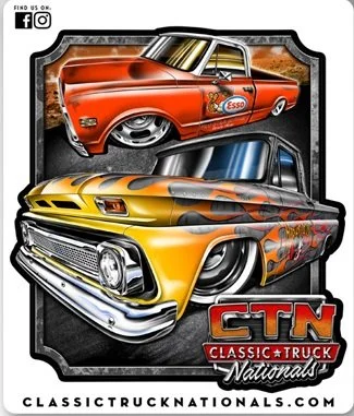 Chevy Artwork Sticker — Classic Truck Nationals