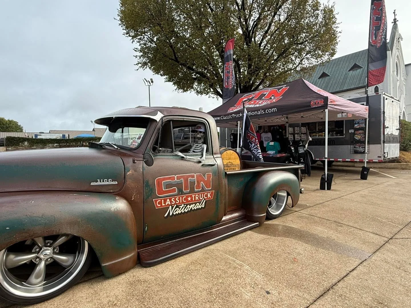 Classic Truck Nationals set up in Palestine TX at  The Journey HQ  Hot Pepper Festival Car, Truck and Bike Show! Stop by the booth!