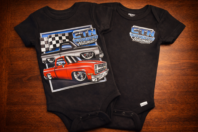 INFANT #3 Red / Black Truck ONSIE
