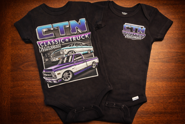 INFANT   #4 Teal / Purple Two Tone Truck ONSIE