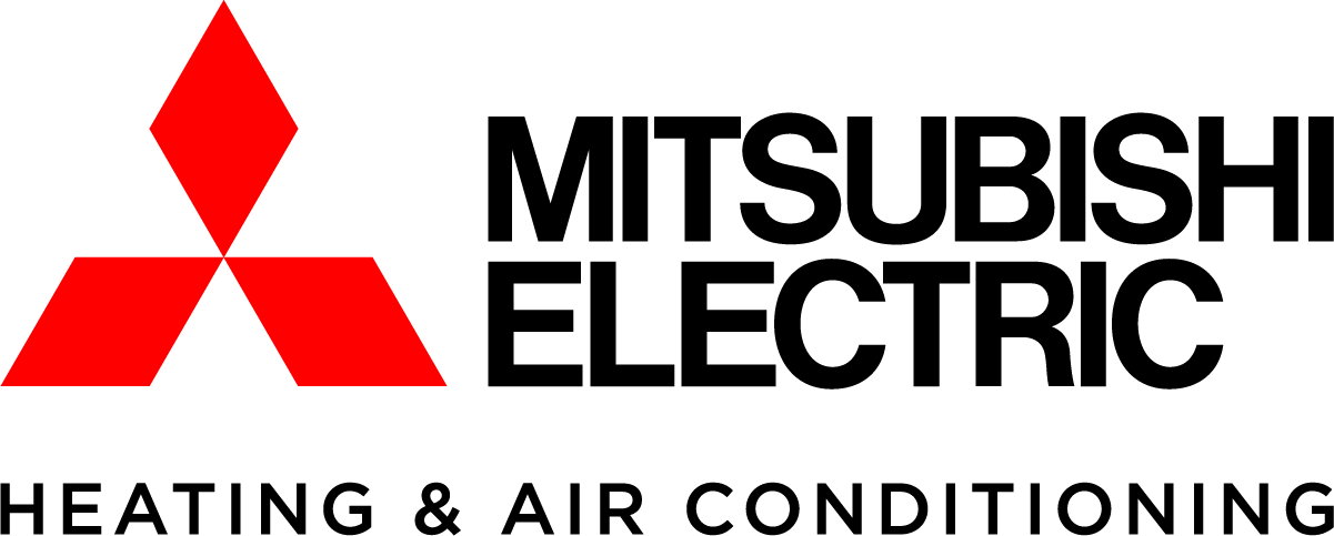 Mitsubishi Electric Heating and Air conditioning logo.