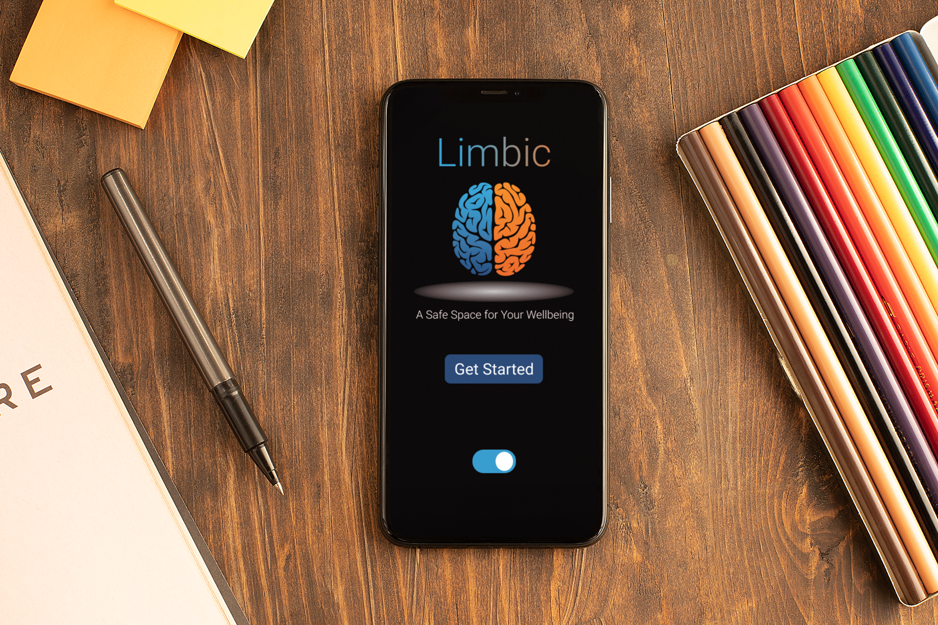 mockup-of-an-iphone-xs-max-surrounded-by-office-supplies-25390.png
