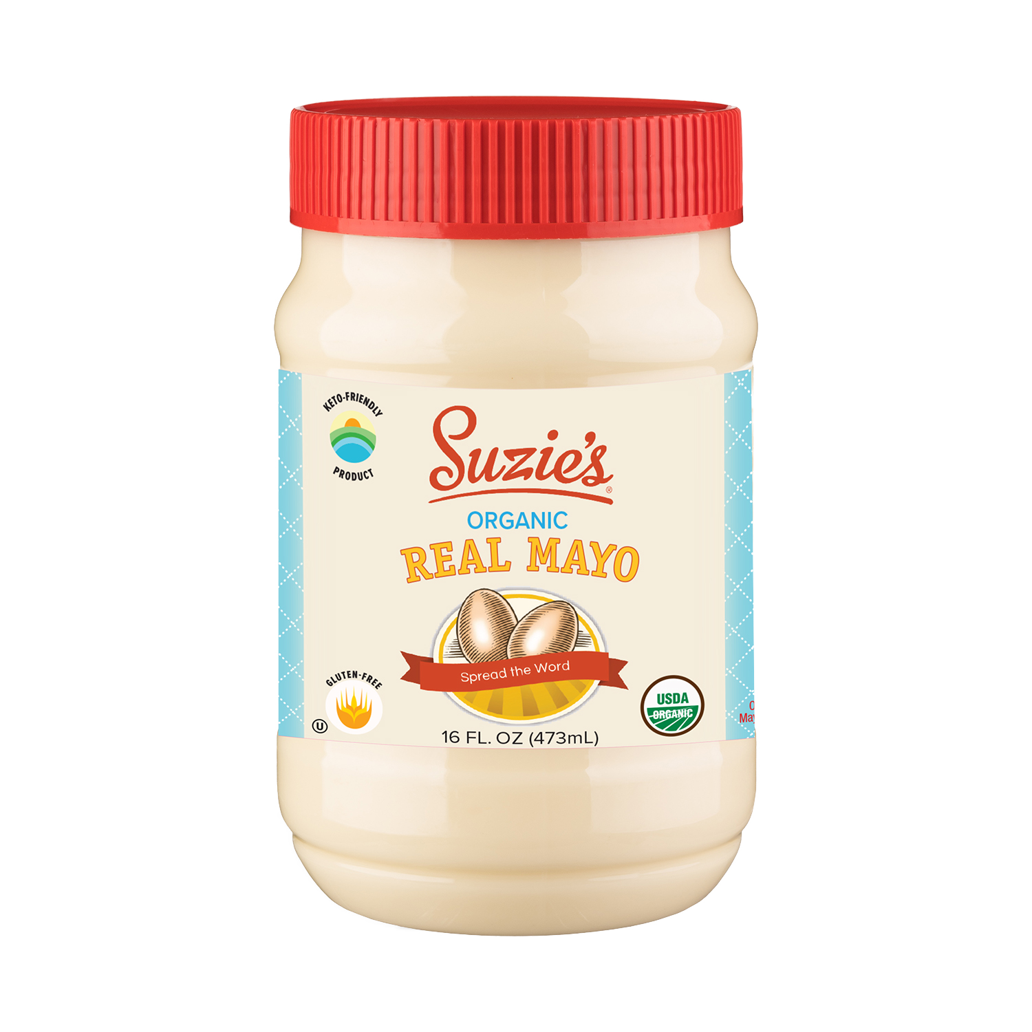 Suzie's Organic real mayo, Gluten free, USDA organic