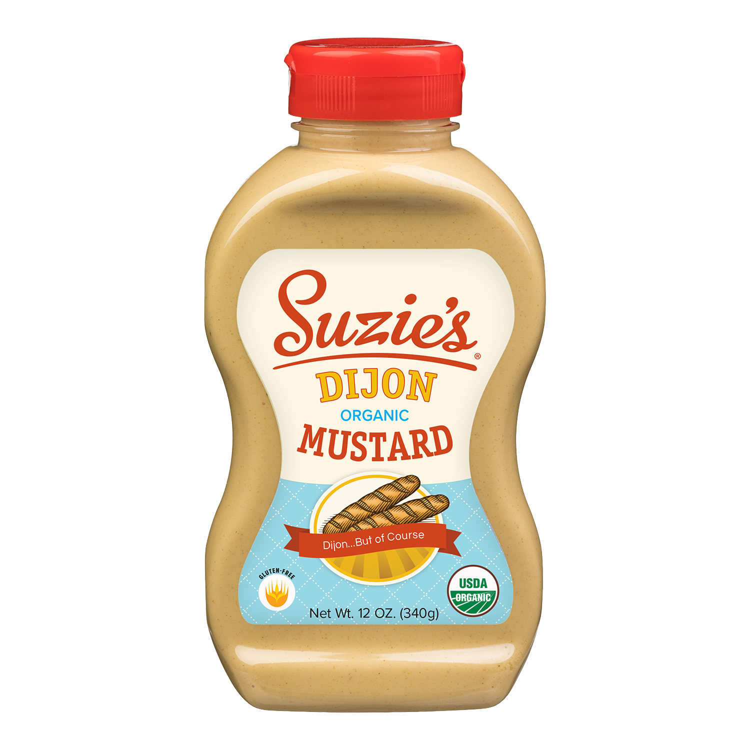 Suzie's Organic dijon mustard, Gluten free, USDA organic