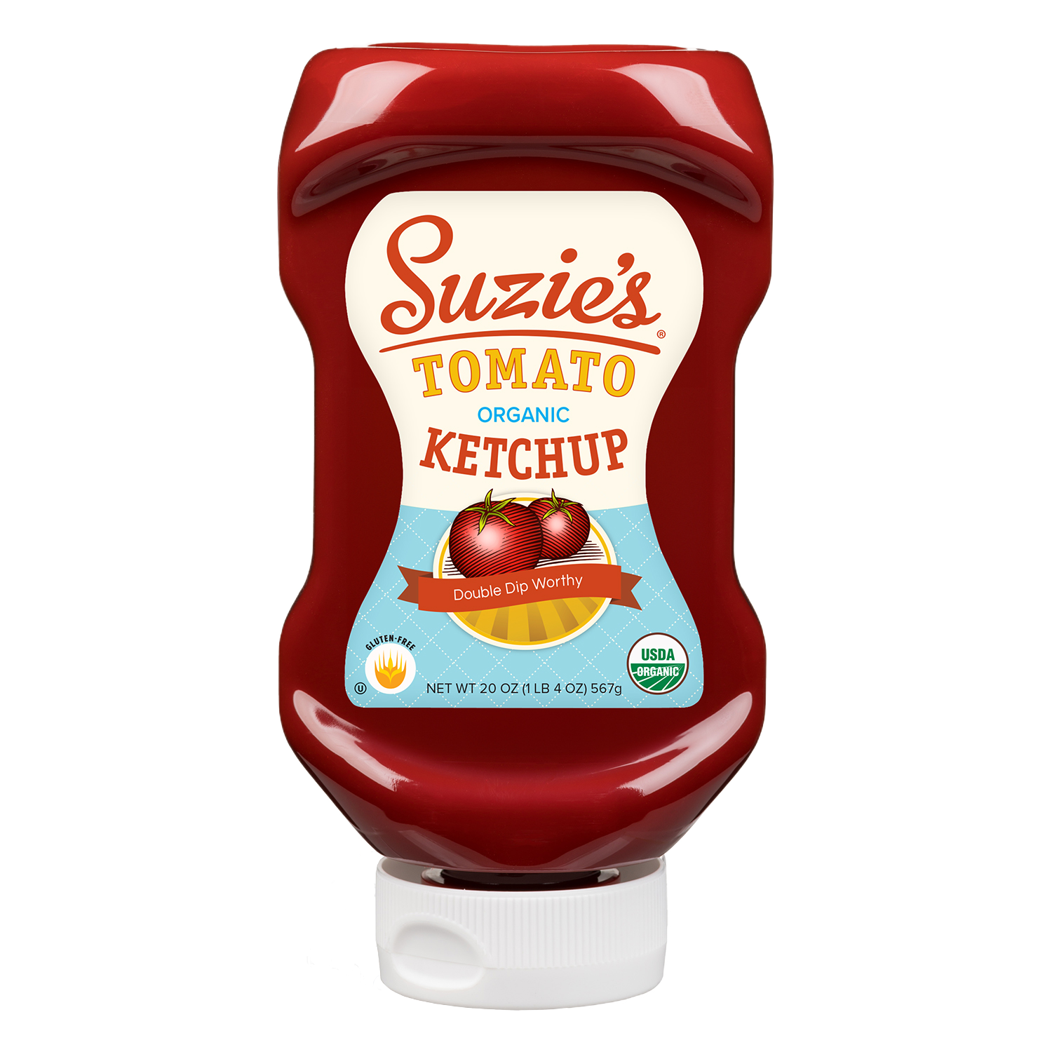 Suzie's Organic tomato ketchup, Gluten free, USDA organic