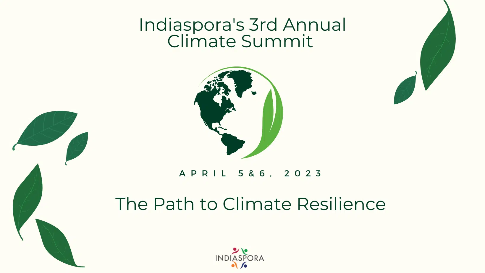 Indiaspora Climate Summit 2023 — Indiaspora
