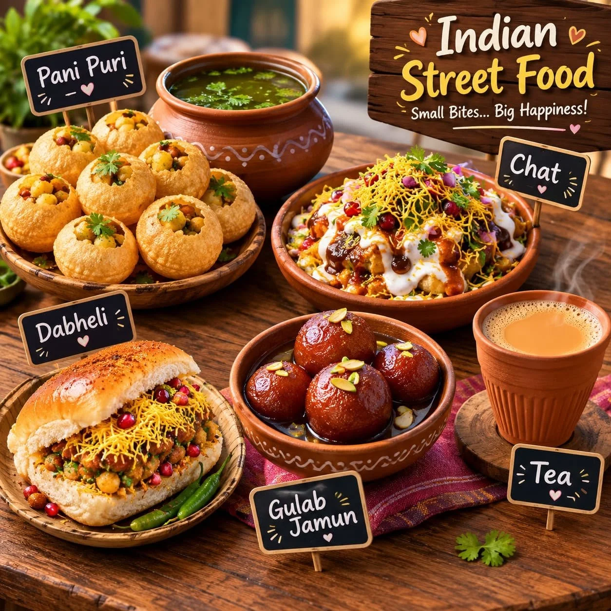Proef bites uit India