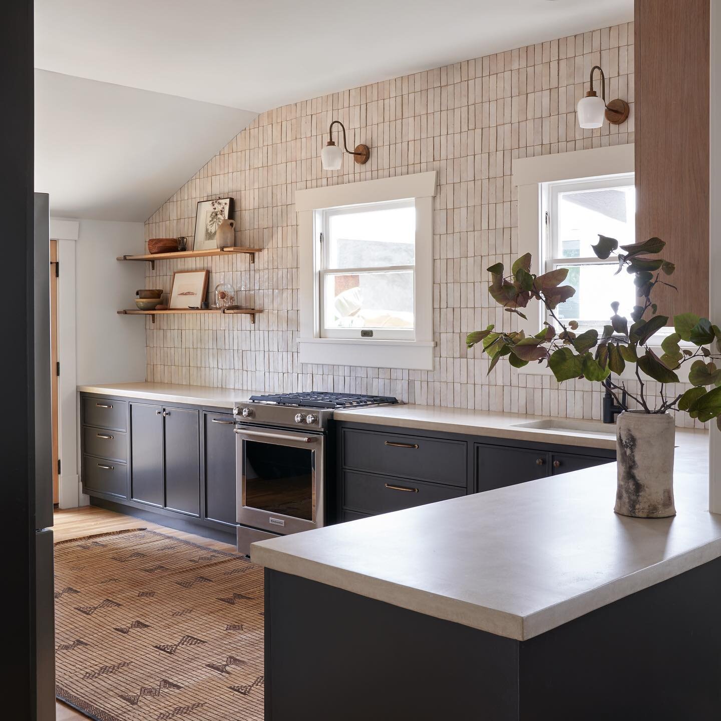 Kitchen Reno in a 1915, Montrose home. Tuareg rug from @carolpiperrugs.