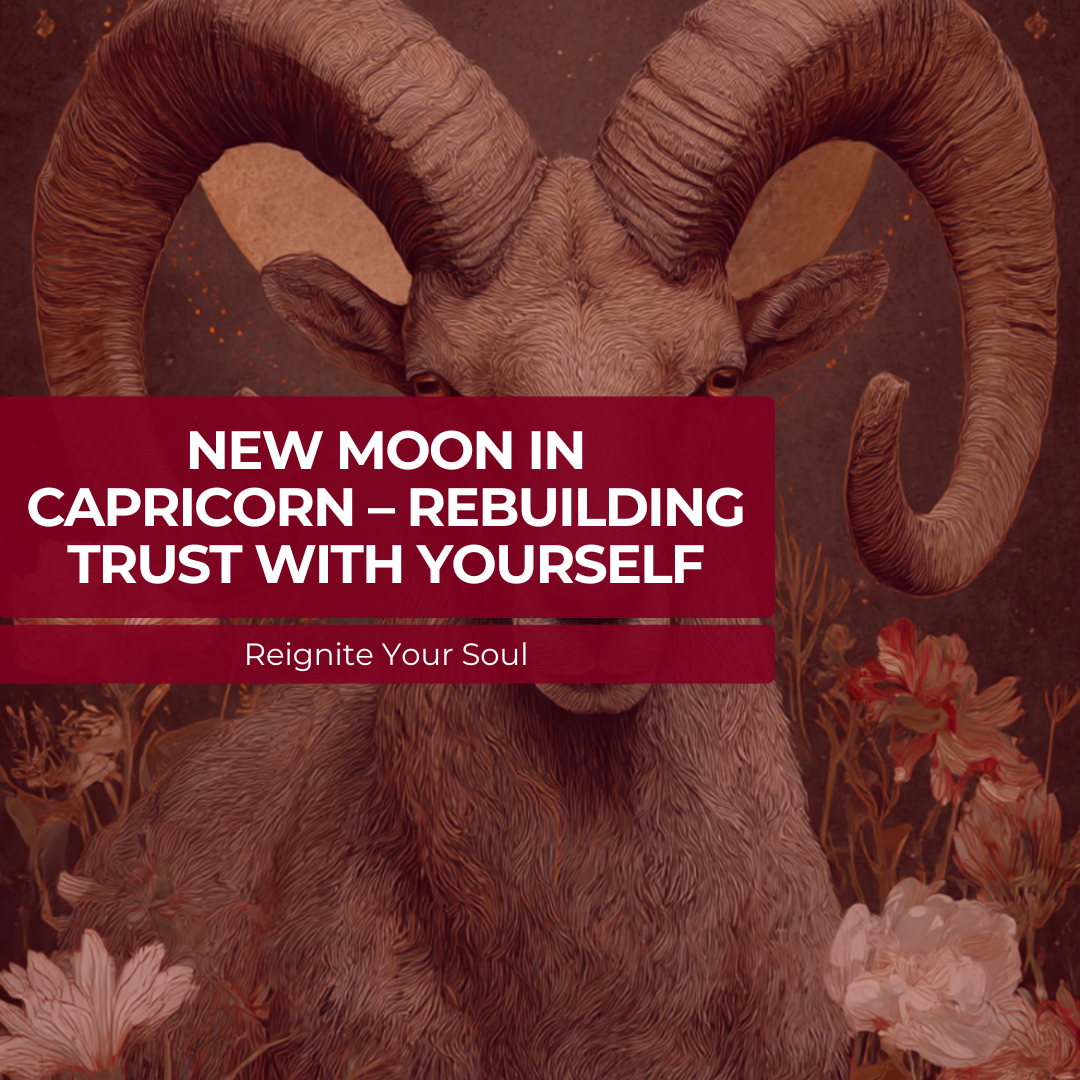 New Moon in Capricorn – Rebuilding Trust With Yourself