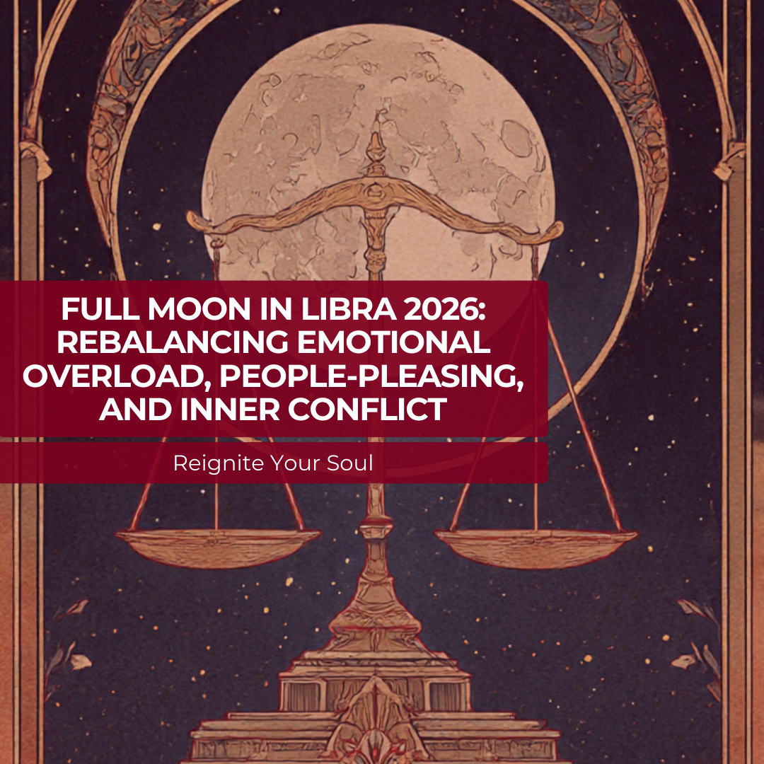 Full Moon in Libra 2026: Rebalancing Emotional Overload, People-Pleasing, and Inner Conflict