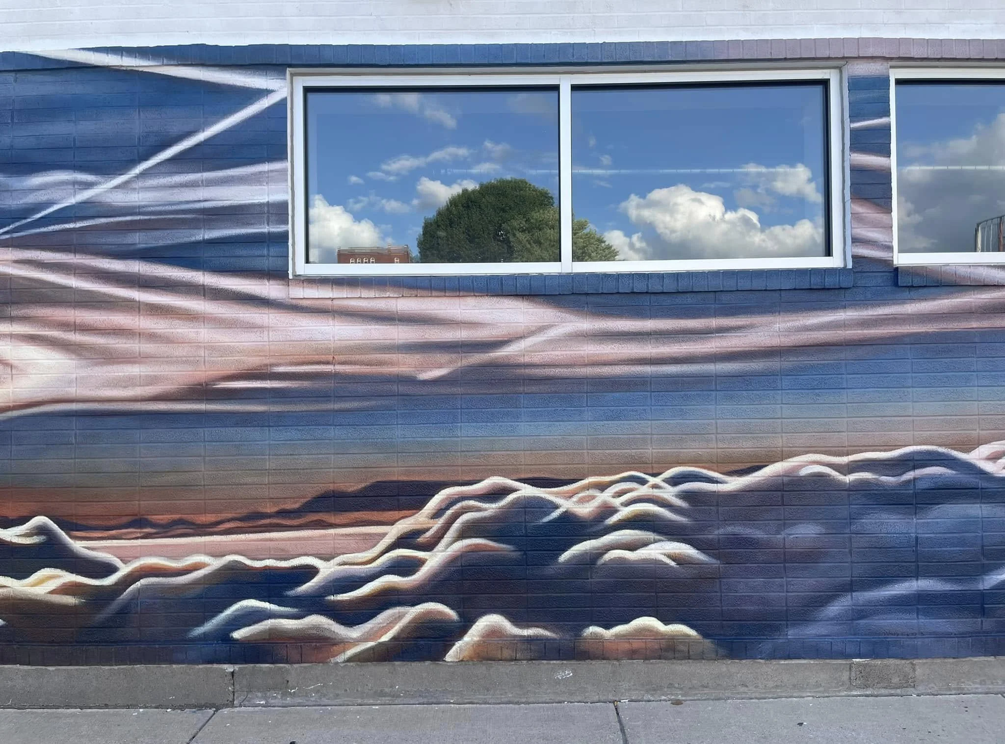 Detail of Horizon Mural (center right)