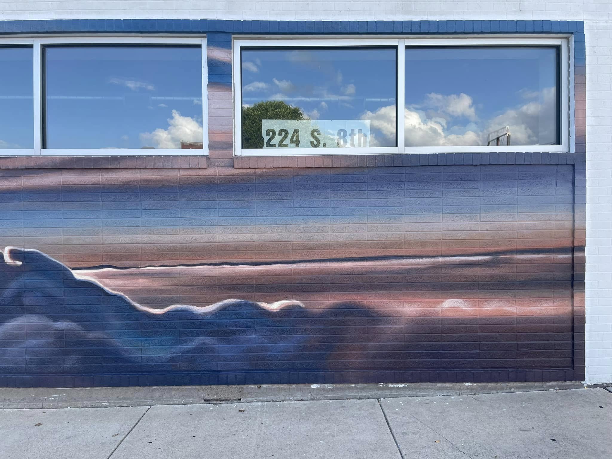 Detail of Horizon Mural (far right)