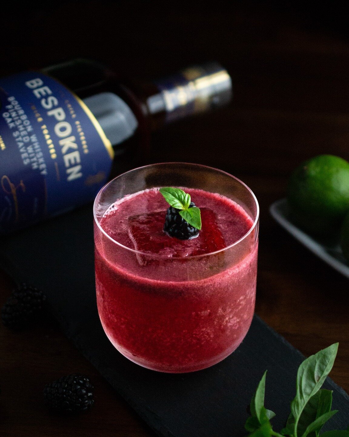 Looking for a good cocktail? Try Bespoken's flavorful Blackberry smash.🍹