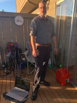 Picture of one of our men Cameron dressed up and prepared for an important event. At Jonathan Refuge the men are mentored and trained on how to present themselves in life properly. Could be for a job interview or simply a date. 😁
