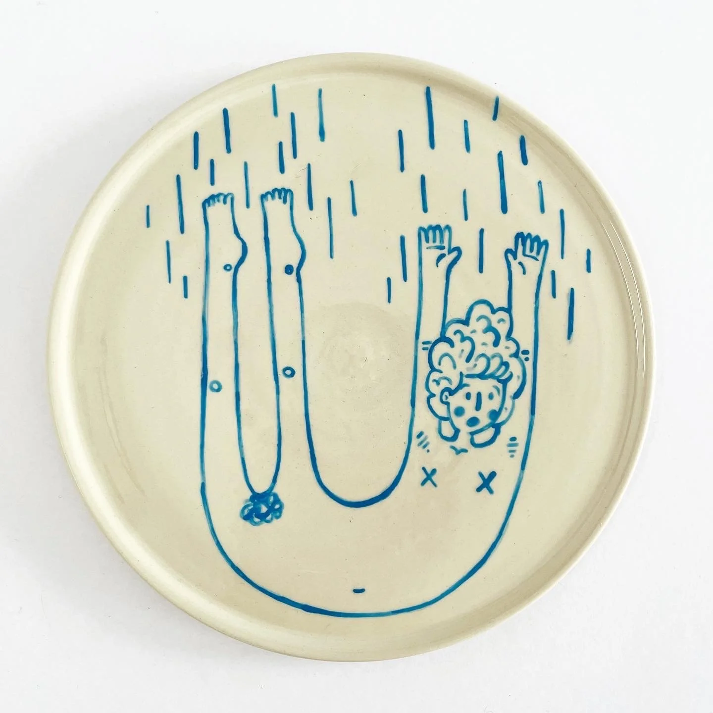Illustrated plates. Ceramic residency Suro. 2024