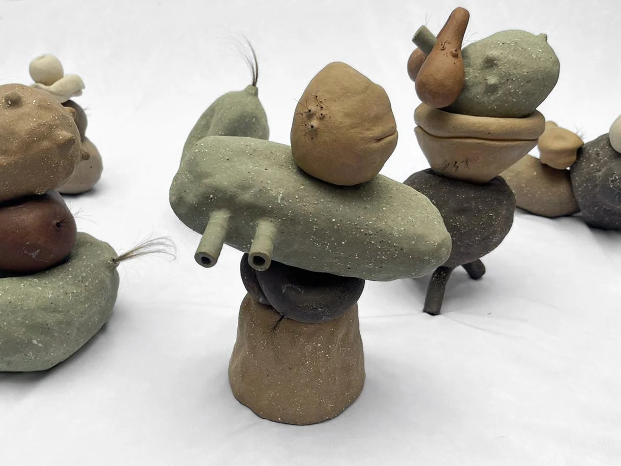 Vajisas cuir, peludas y carnales. Escultura en tandem, México 2023