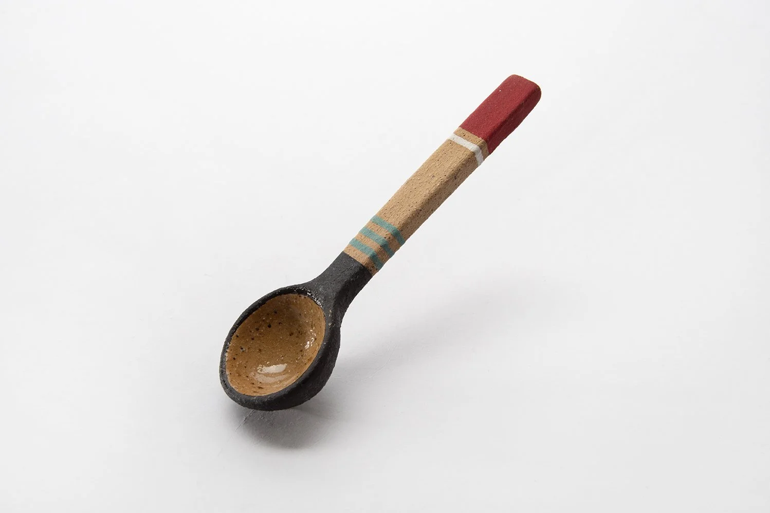 CC.01 / Hand-built (black racket) spoon / $20