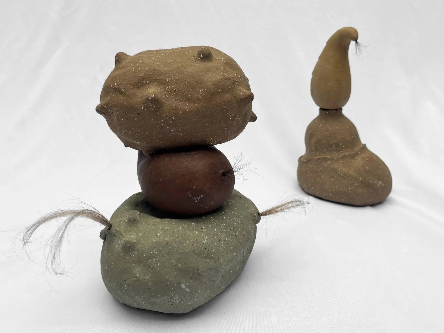 Escultura colaborativa en cerámica por Jerónimo Sainz y Mercedes Orozco para Tandem Cerámico