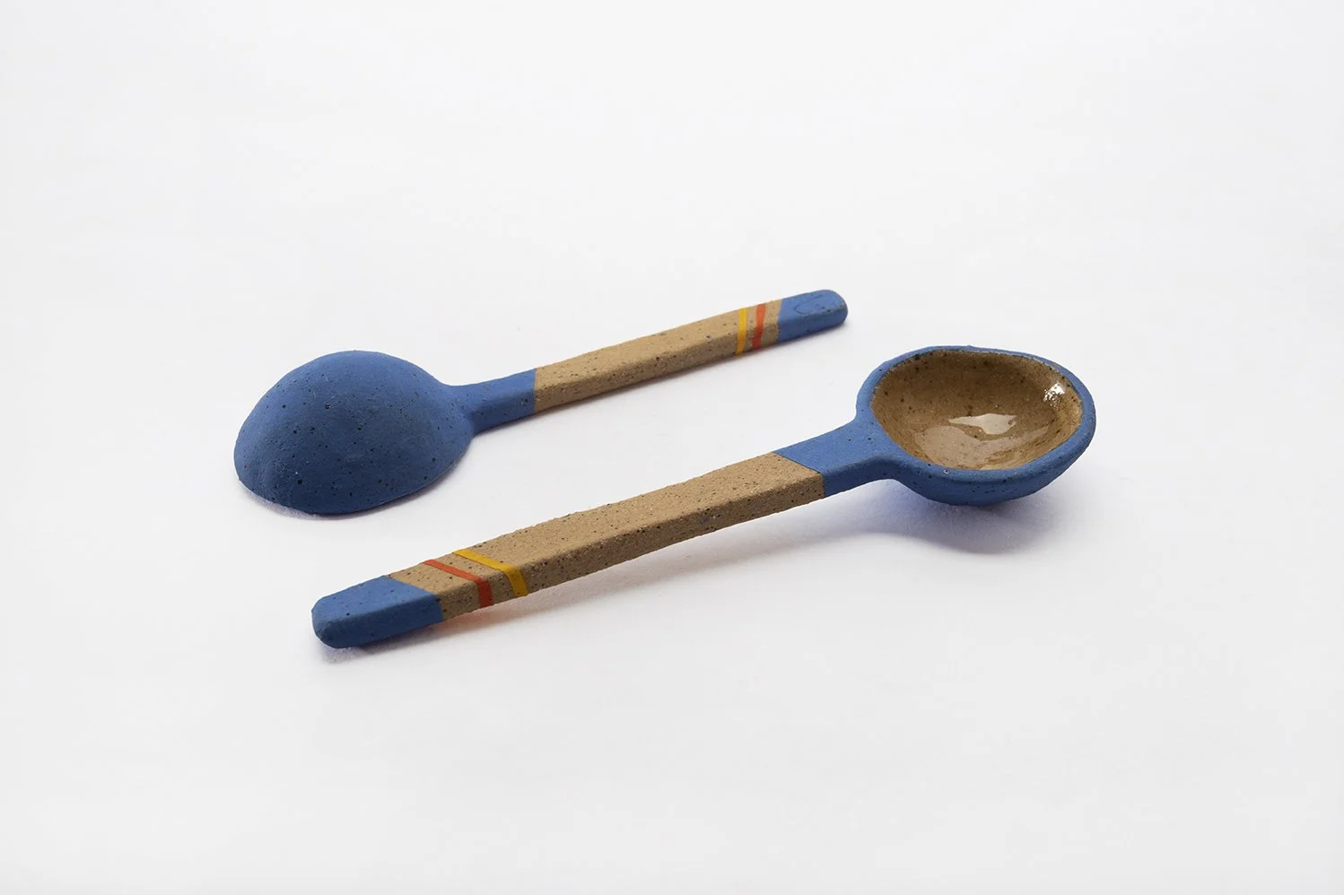 CC.06 / Hand-built (blue/tan) spoon / $20