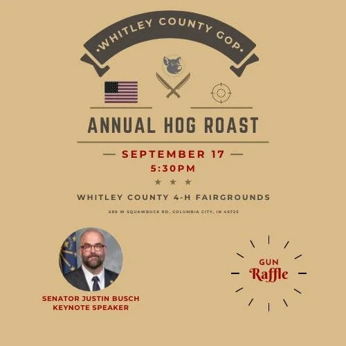 Whitley County GOP Annual Hog Roast