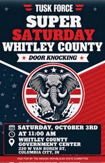  Republican Door Knocking Day on October 3