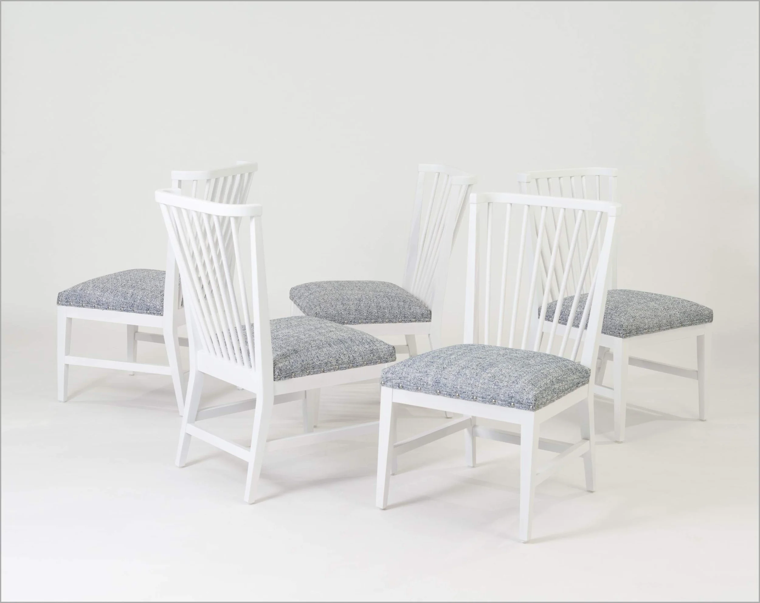 SCS208 | Custom Dining Chair with Upholstered Seat — Wharton Hunt