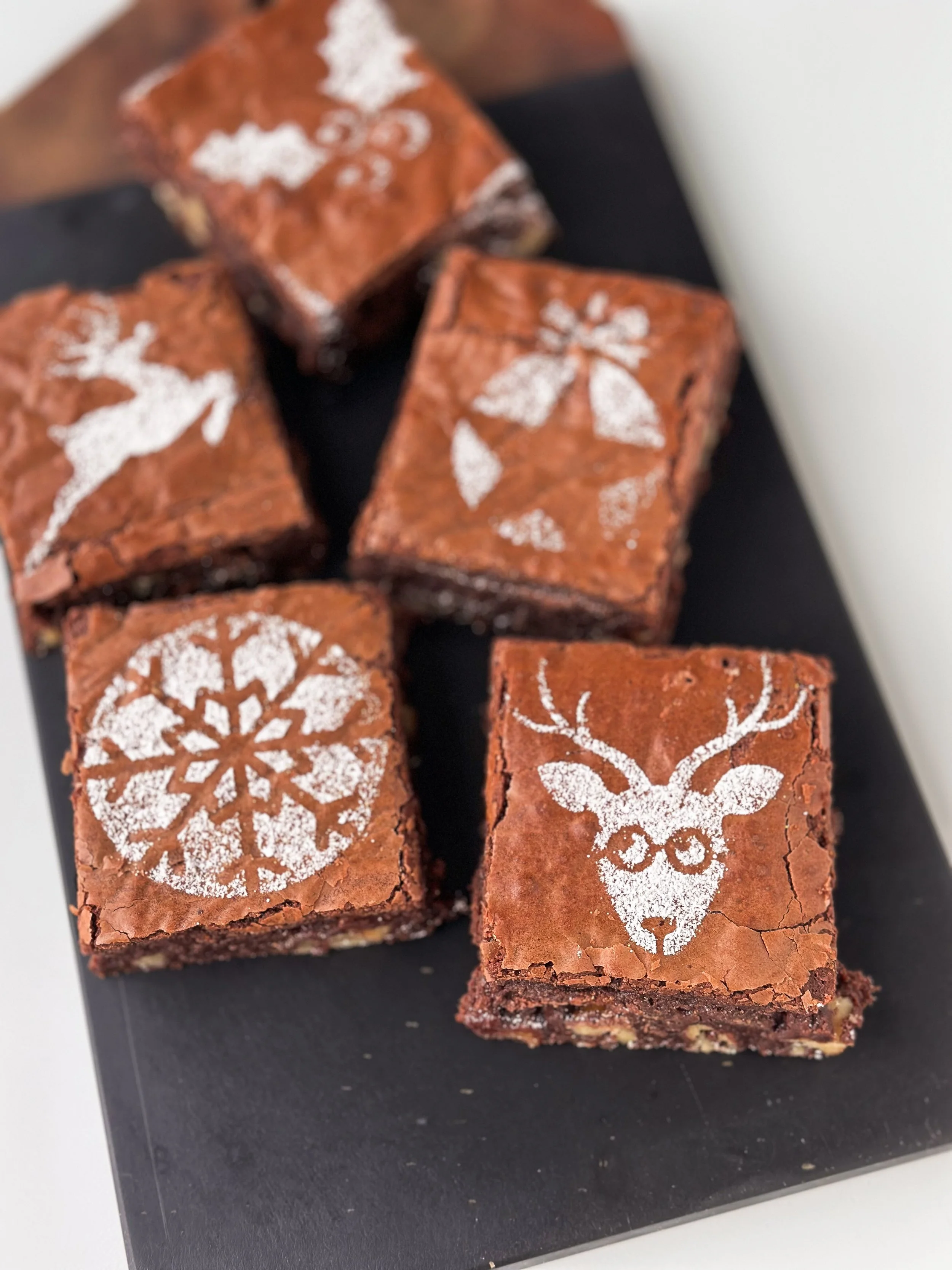 Choc Rye Walnut Brownie
