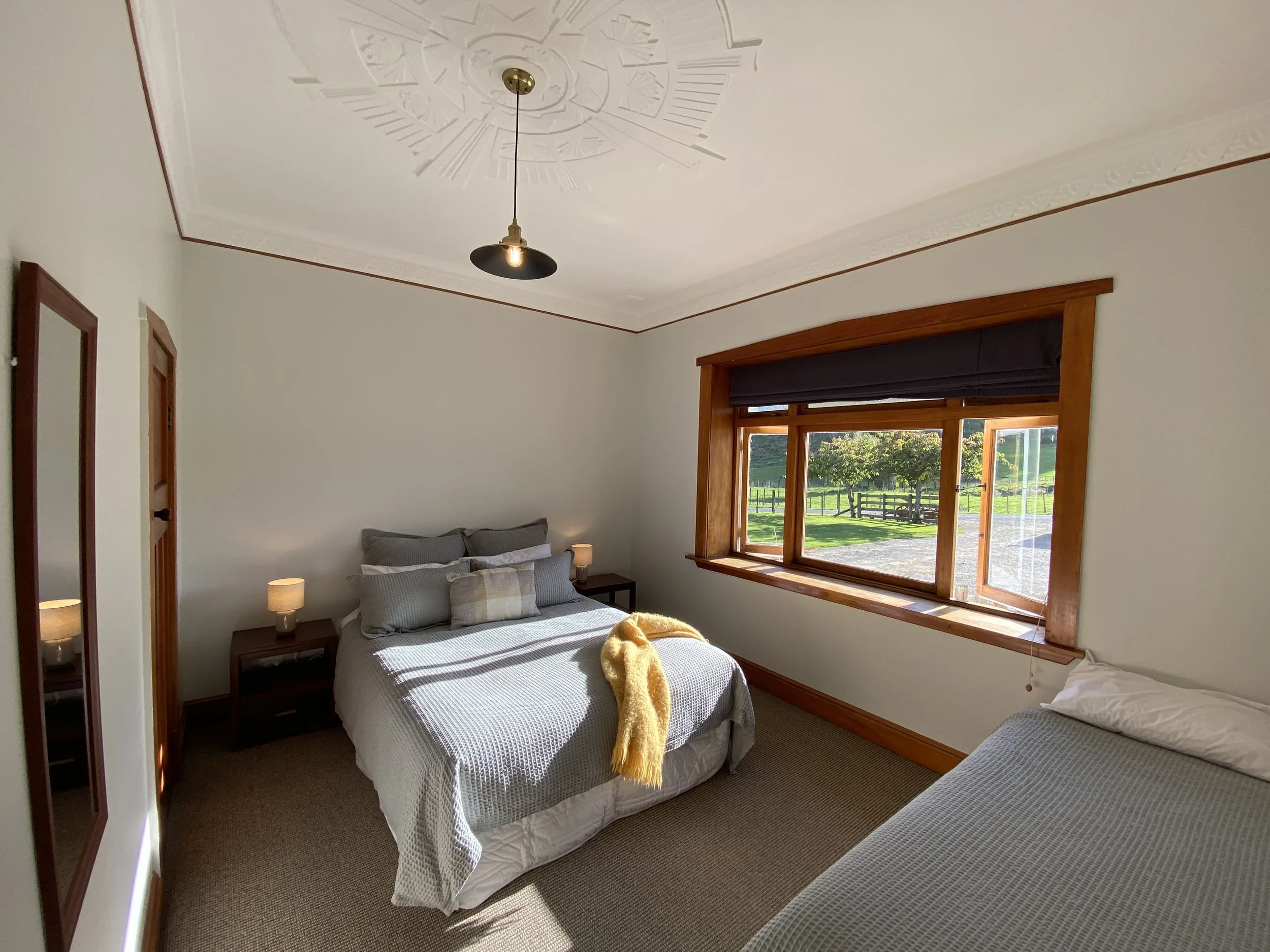 Bedroom at Makoura Lodge accommodation