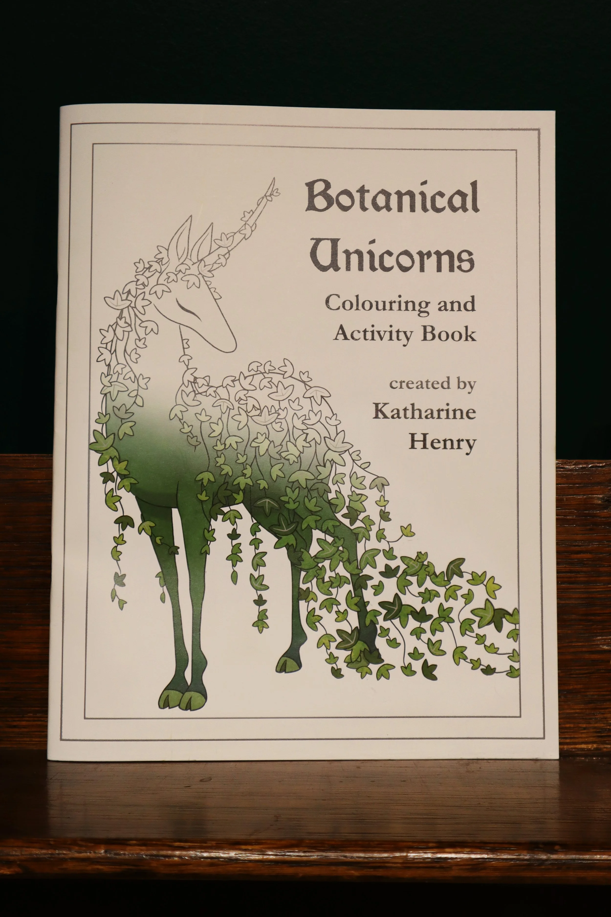 Botanical Unicorn Colouring and Activity Book