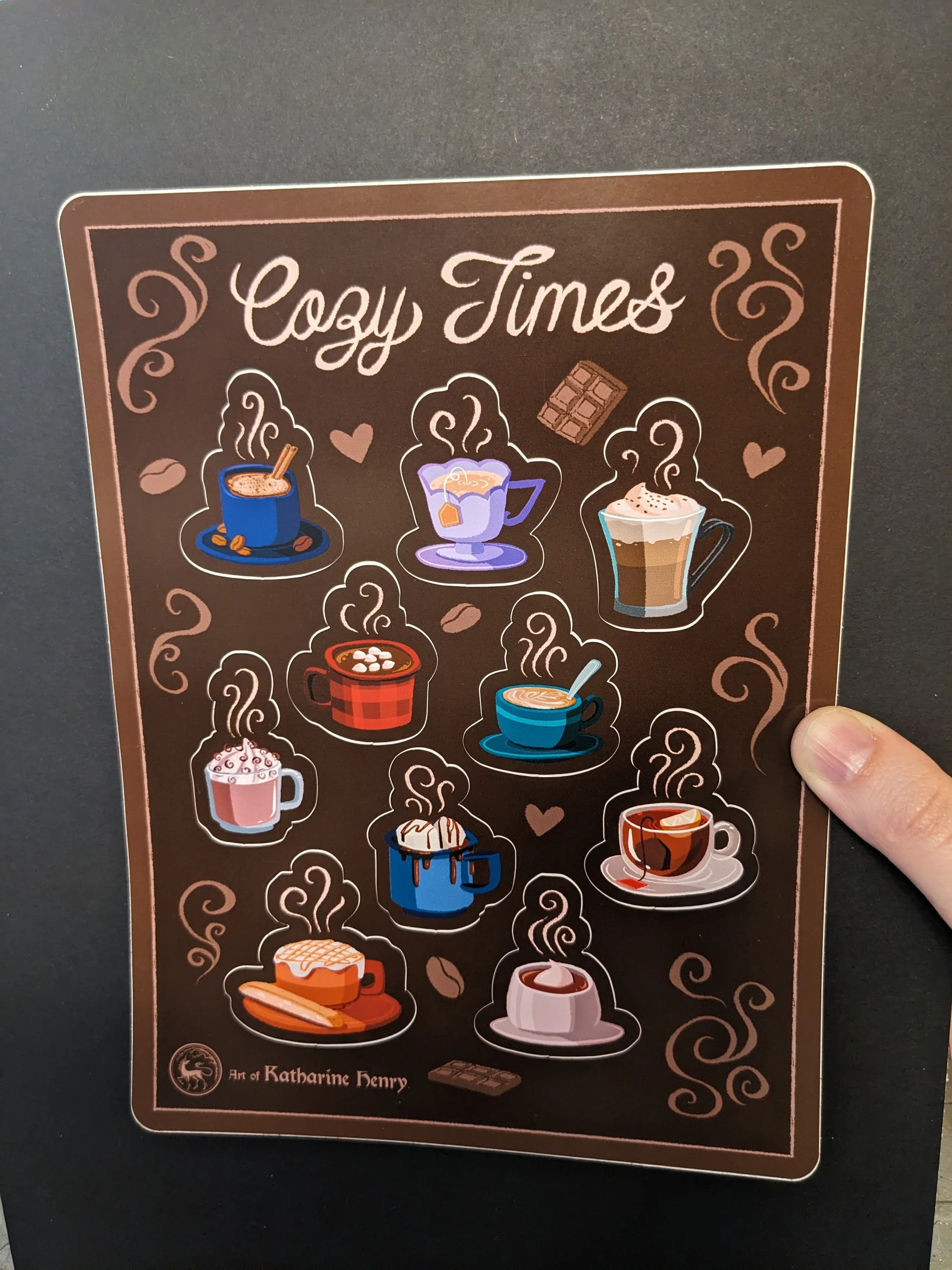 Cozy Drinks Stickers