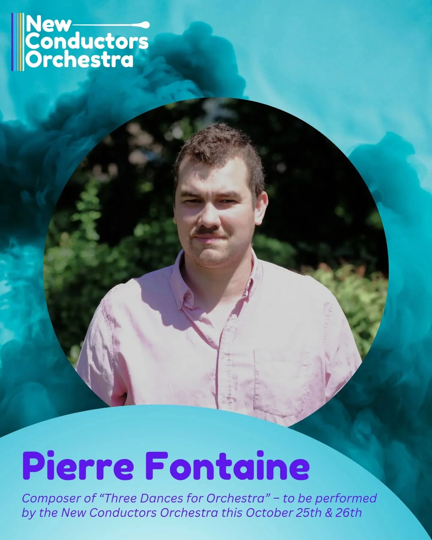 Meet Pierre Fontaine (@pierrefontaine_music) 🎹: teacher, pianist, and composer of "Three Dances for Orchestra." An homage to the composers of La belle epoque, "Three Dances for Orchestra" mixes baroque European dances and modern
