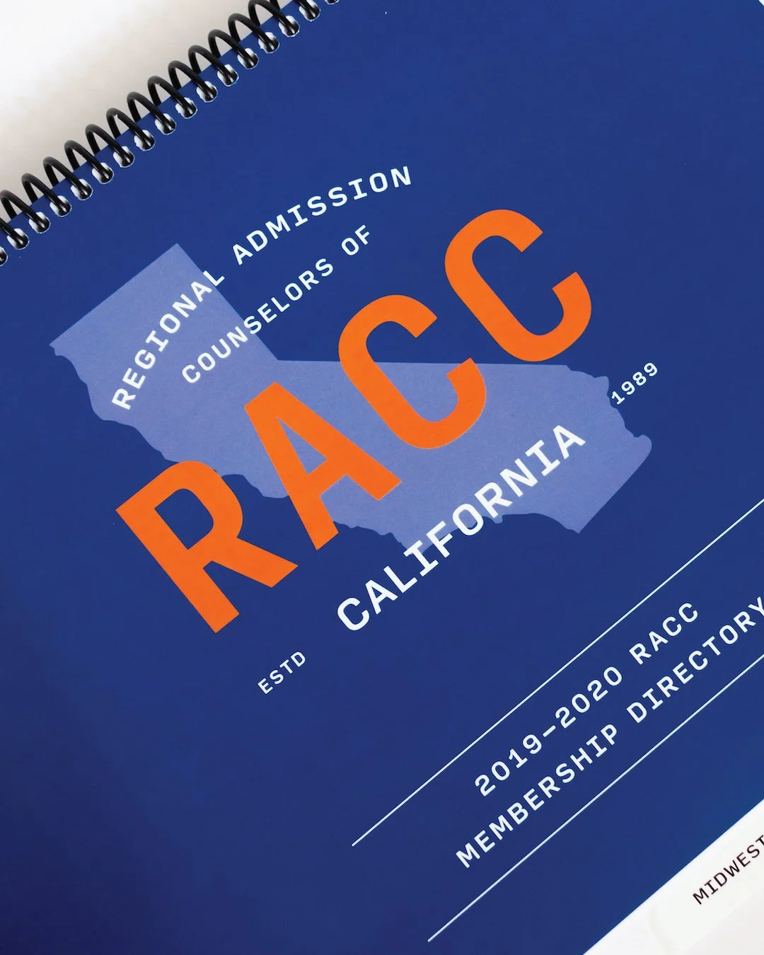 Thanks to Tiffany's background in higher education marketing, Toast Design Studio has the unique opportunity to work with the Regional Admissions Counselors of California, a collection of college admission professionals who promote out-of-state educa