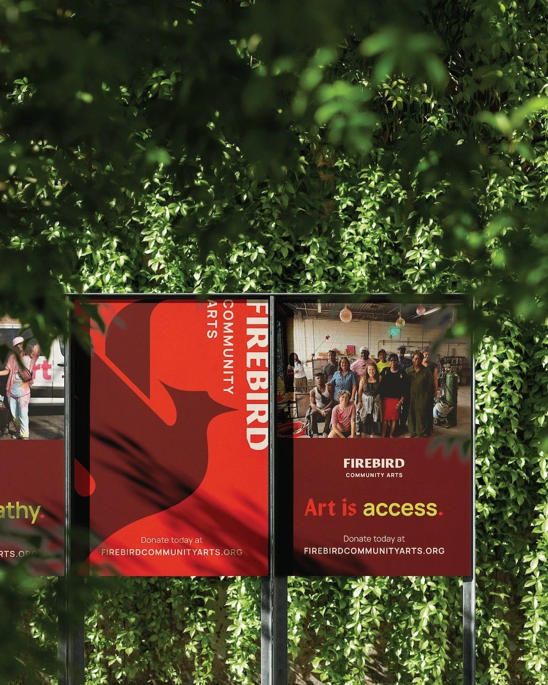 Last year, we worked with @firebirdcommunityarts to expand and elevate their brand during a time of significant transition and growth for the organization. We kept the recognizable, iconic bird icon from their existing identity but introduced bold ne