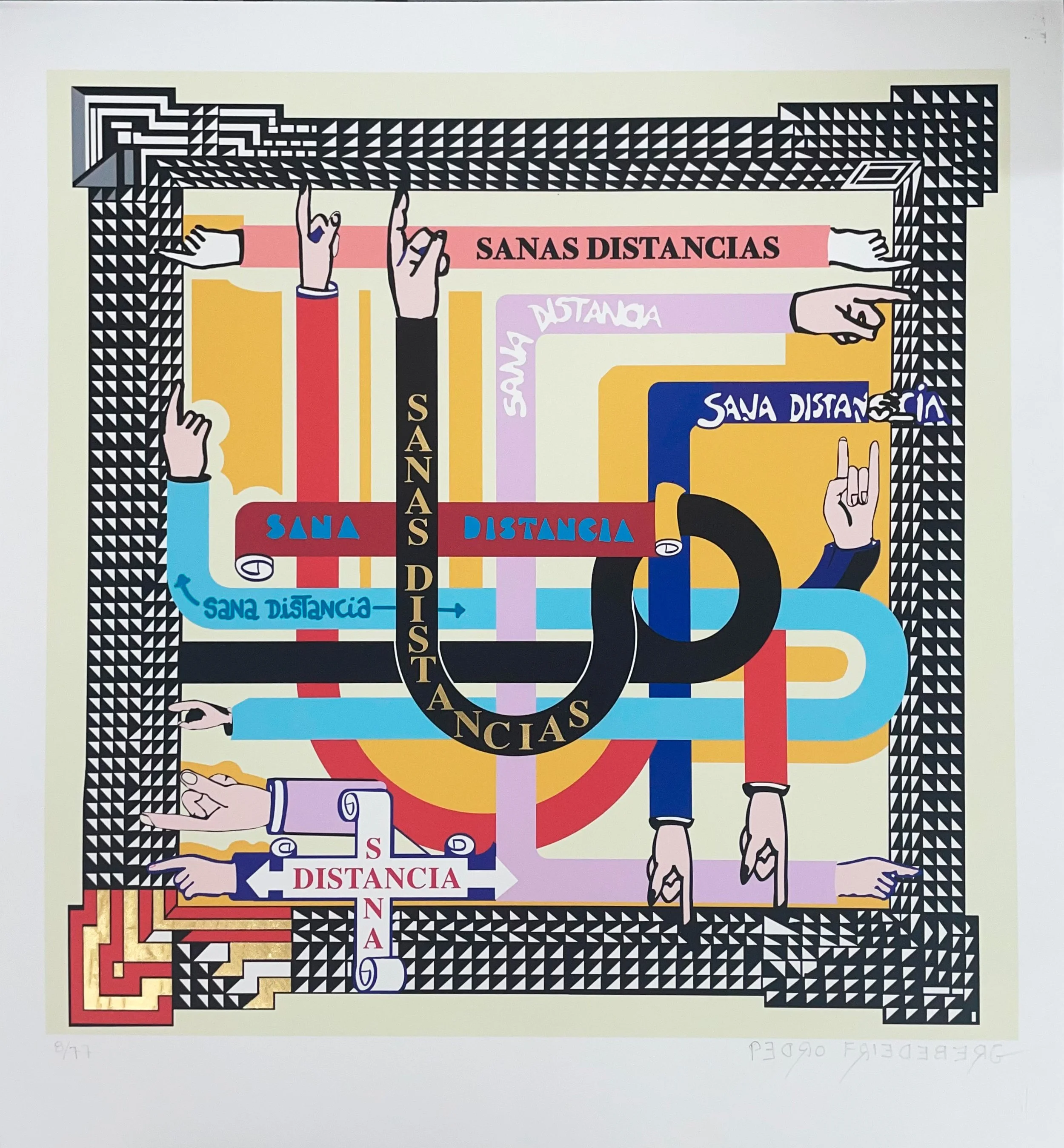 Sanas distancias, 2021
Digital Graphic
Series of 77
21.65” x 21.65” in